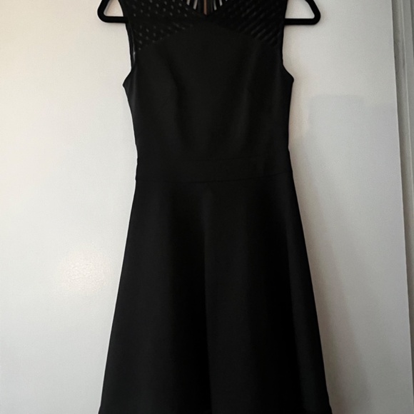 Ted Baker Eleese Mesh Detail Skater Dress - Size 0 - Picture 2 of 4